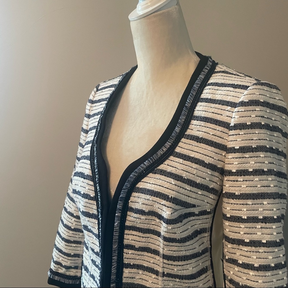 WHBM White House Black Market Striped Blazer - Picture 4 of 9